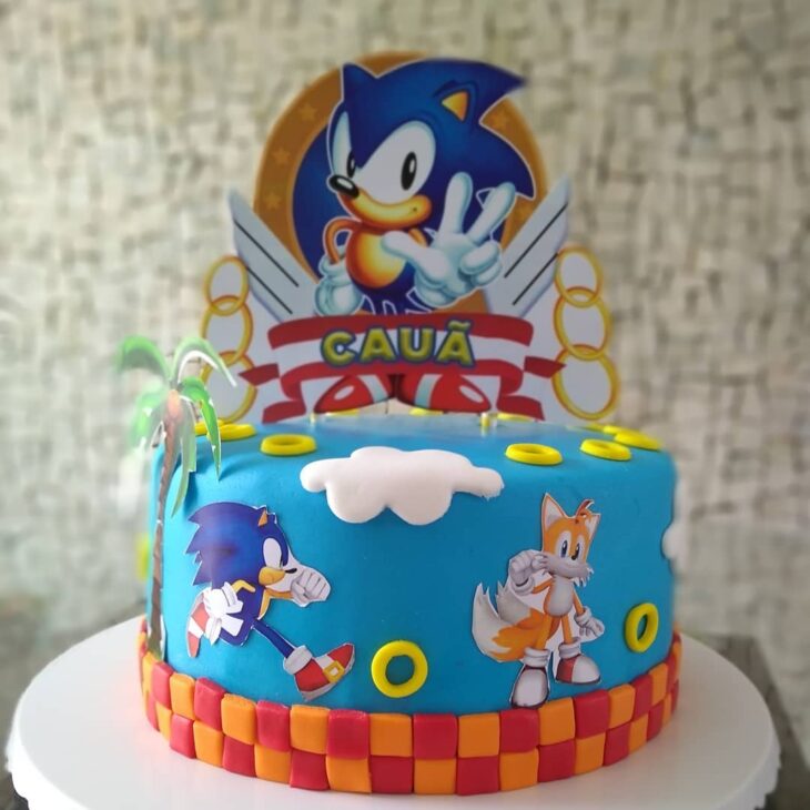 Foto de bolo do sonic 61 - 64