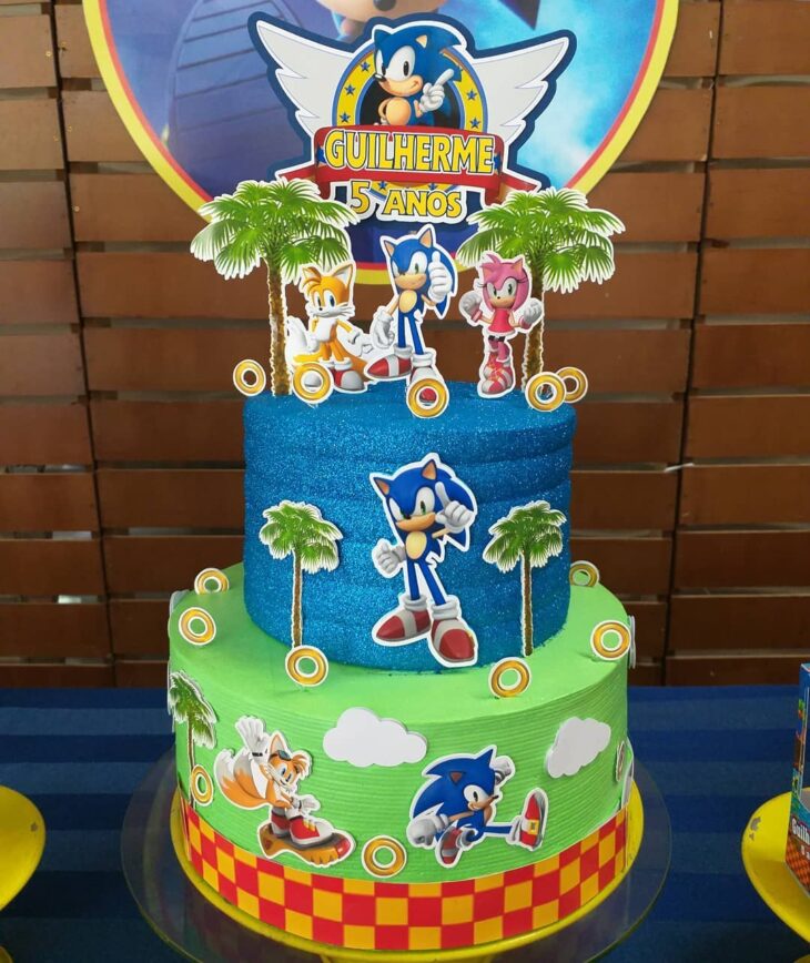 Foto de bolo do sonic 66 - 69