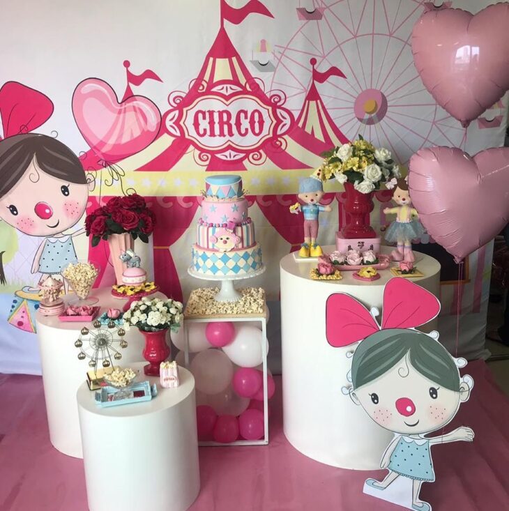 Foto de festa circo rosa 37 - 40