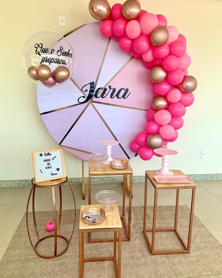 Foto de festa rose gold 10 - 8