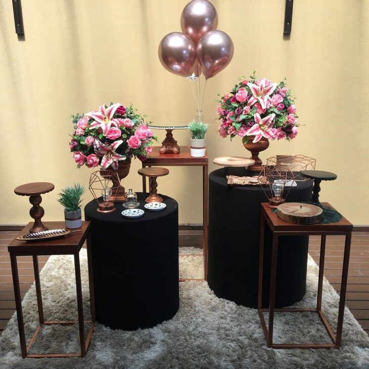 Foto de festa rose gold 23 - 31