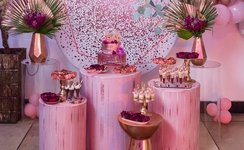 Festa rose gold: 30 ideias para comemorar com a cor do momento