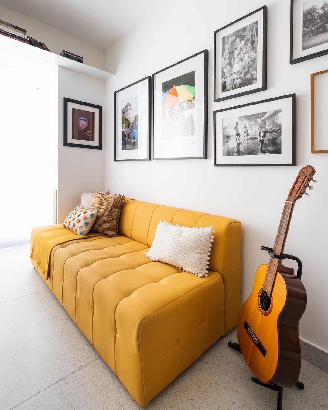 Foto de sofa amarelo 053 - 53