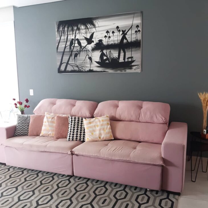 Foto de sofa rosa 15 - 18