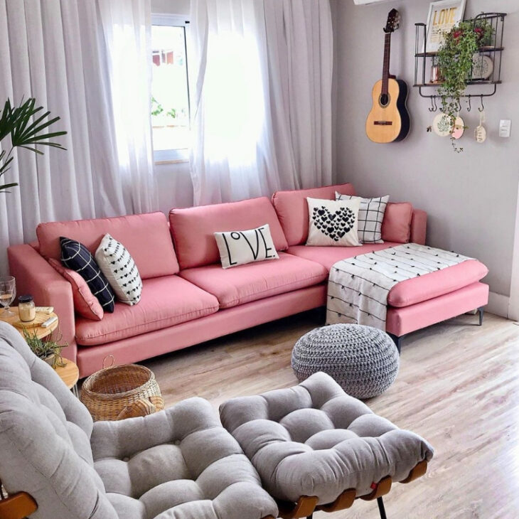 Foto de sofa rosa 2 - 5