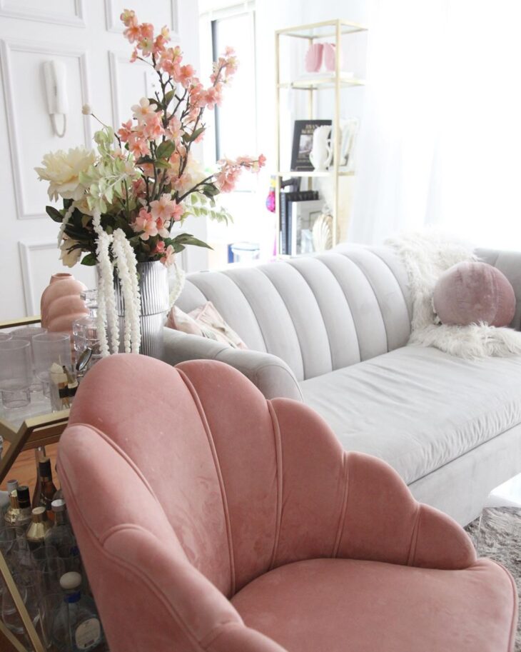 Foto de sofa rosa 36 - 39