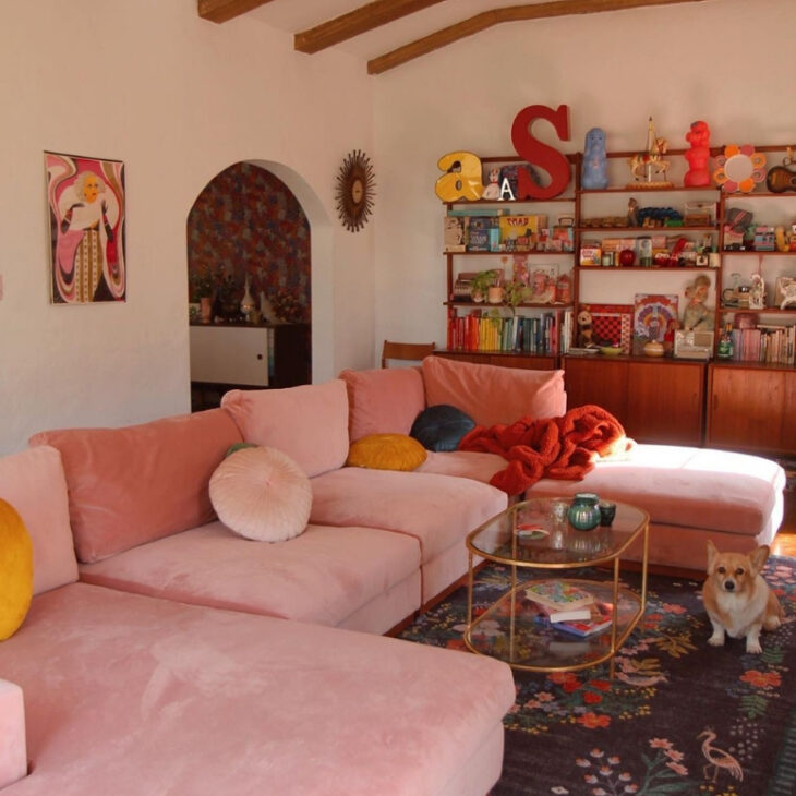 Foto de sofa rosa 5 - 8