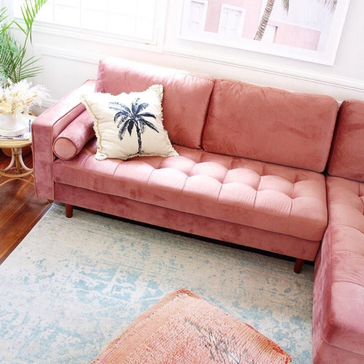 Foto de sofa rosa 59 - 62