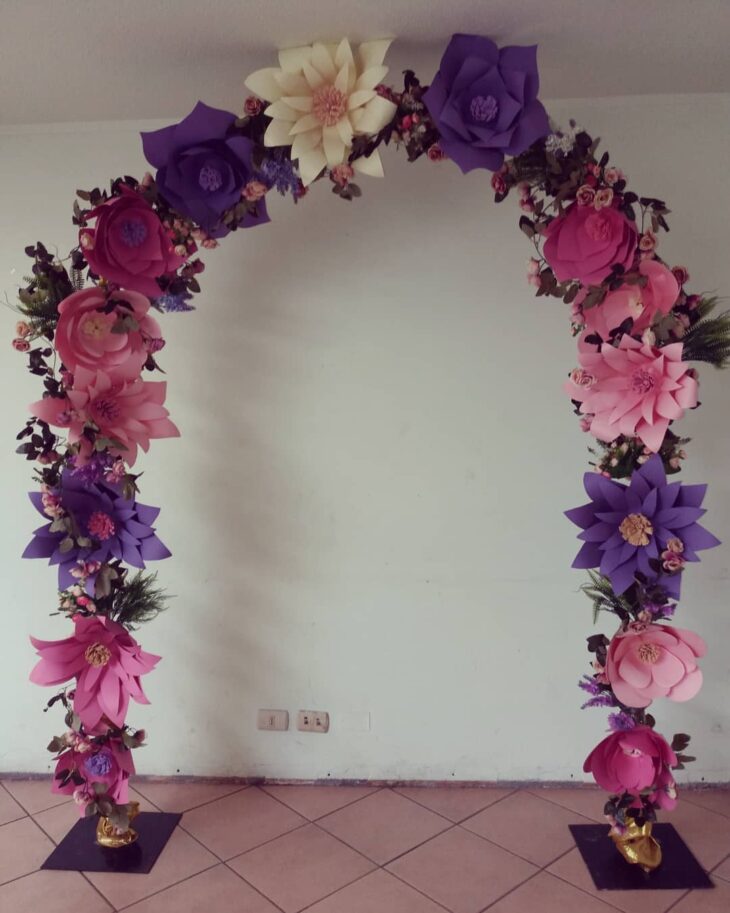 Foto de arco de flores 43 - 46