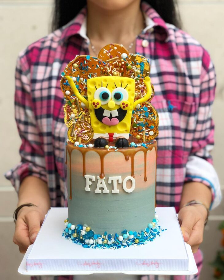 Foto de bolo do bob esponja 39 1 - 42