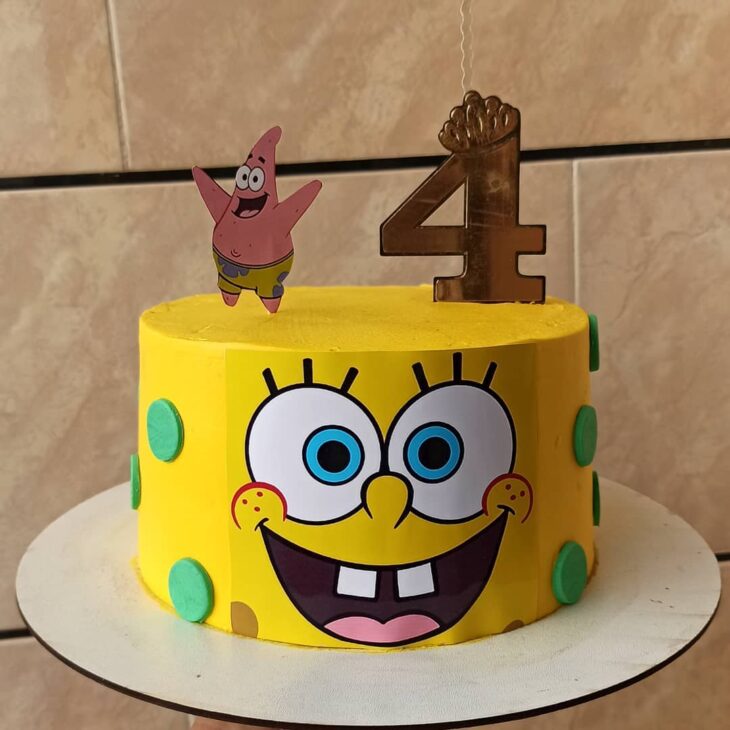 Foto de bolo do bob esponja 40 1 - 43