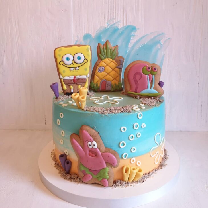 Foto de bolo do bob esponja 54 1 - 57