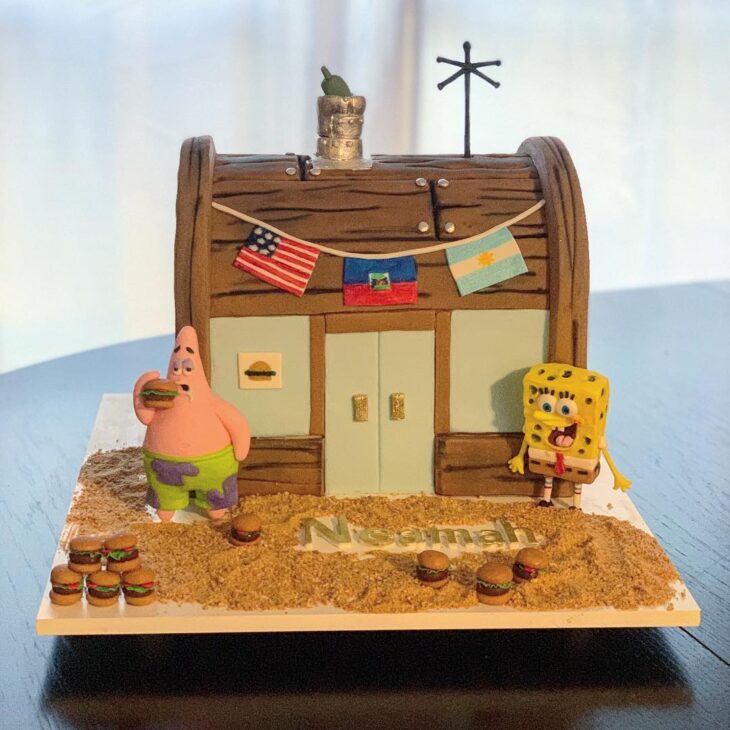 Foto de bolo do bob esponja 58 1 - 61