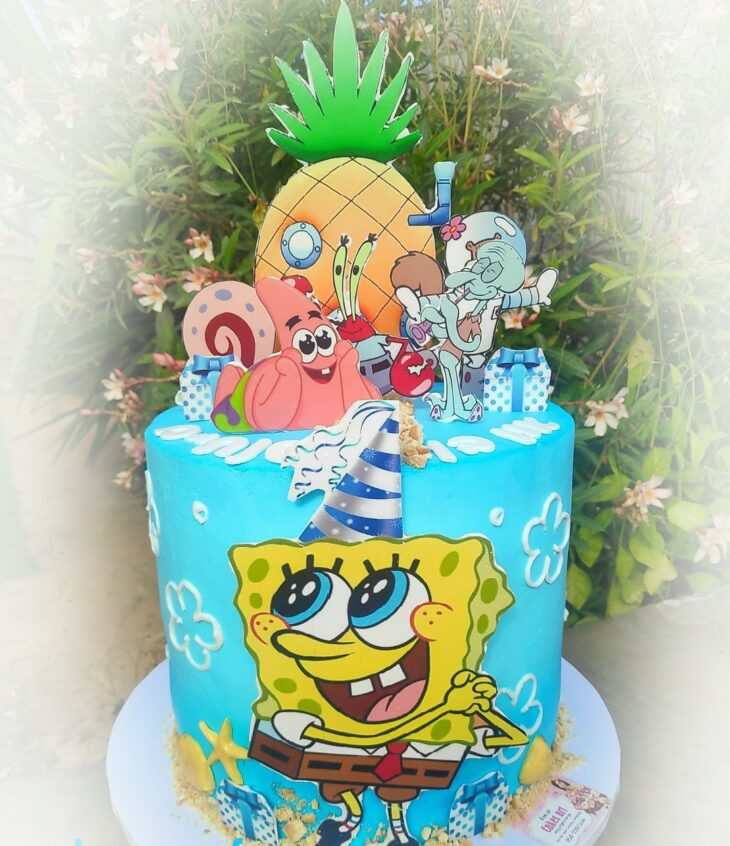 Foto de bolo do bob esponja 6 1 - 9