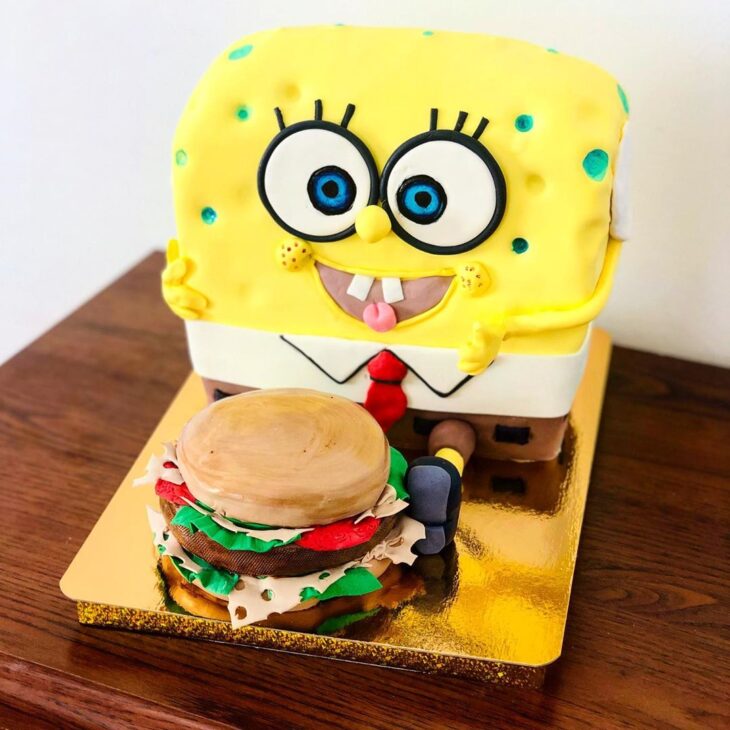 Foto de bolo do bob esponja 71 1 - 74