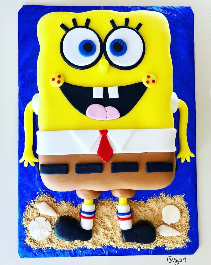 Foto de bolo do bob esponja 75 1 - 78