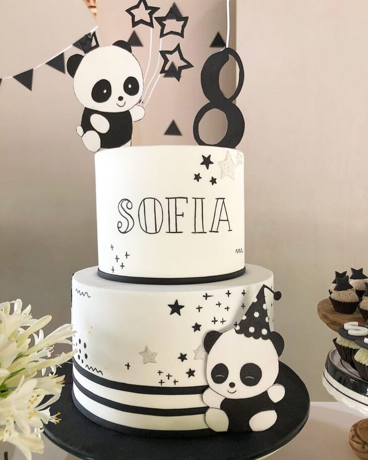 Foto de bolo panda 64 - 67