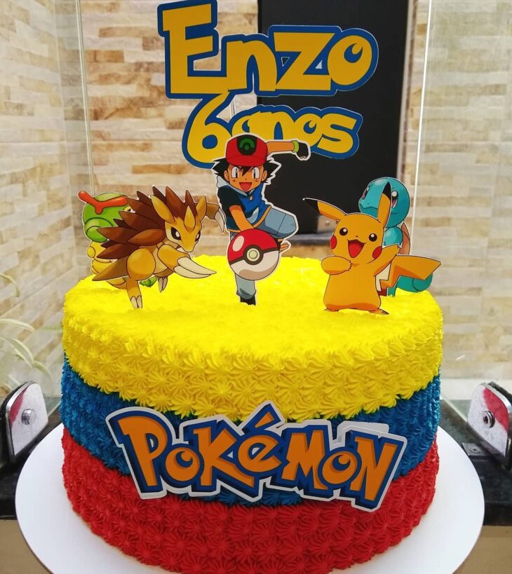 Foto de bolo pokémon 23 - 26