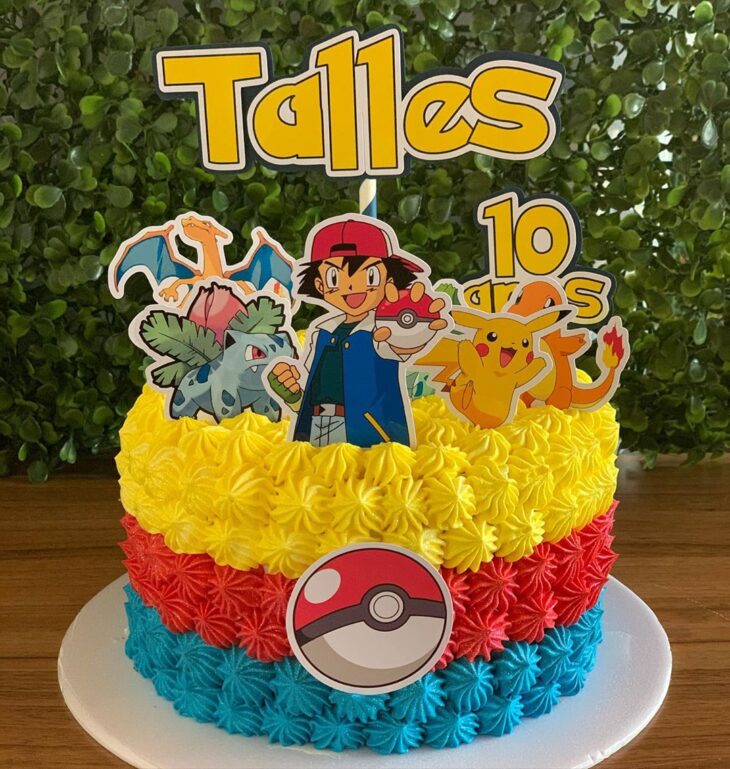 Foto de bolo pokémon 35 - 38