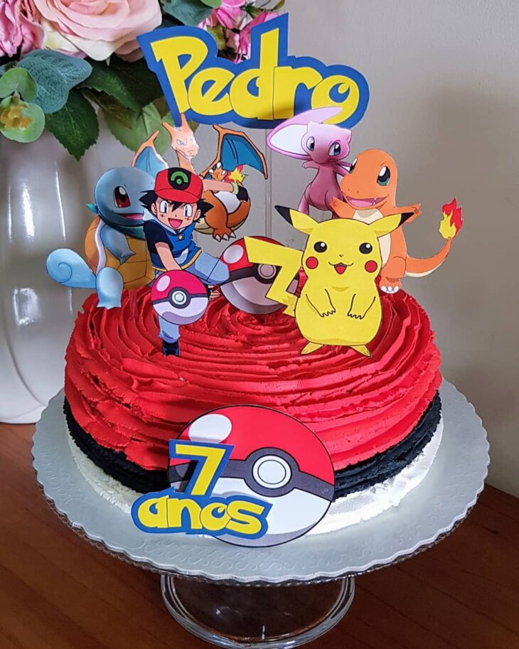 Foto de bolo pokémon 37 - 40