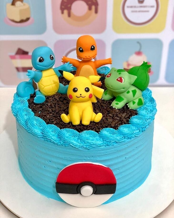 Foto de bolo pokémon 80 - 83