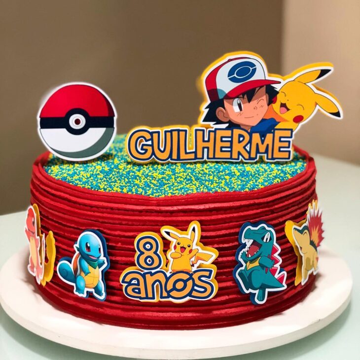 Foto de bolo pokémon 9 - 12