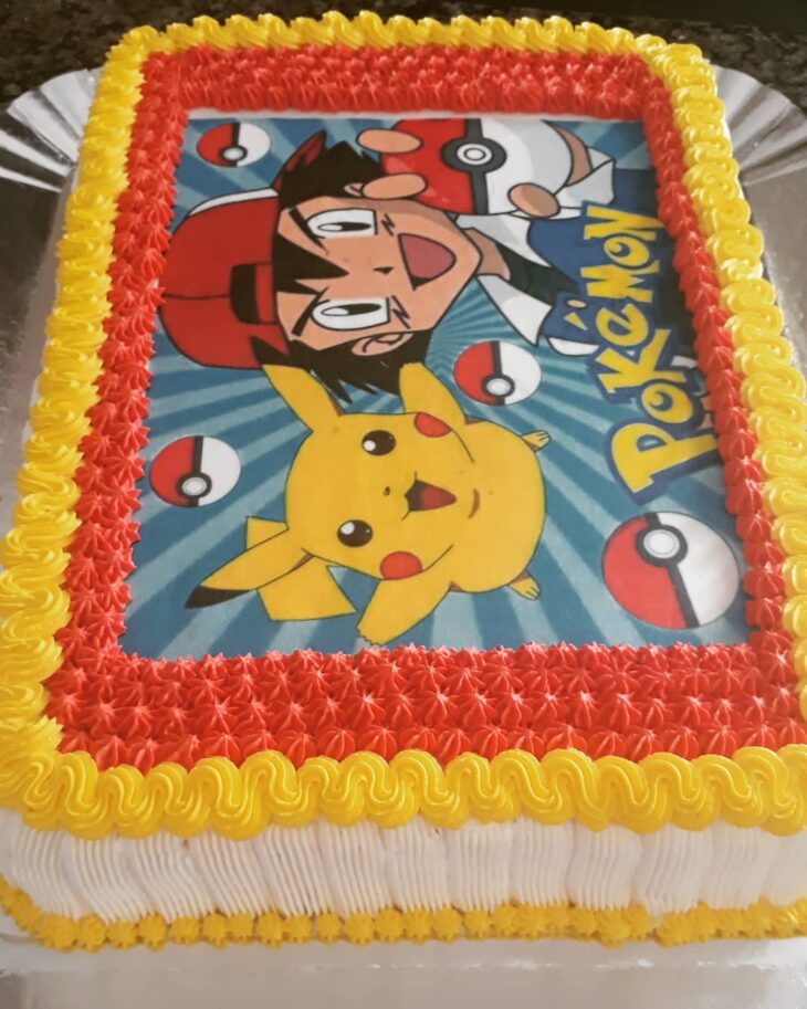 Foto de bolo pokémon 90 - 93