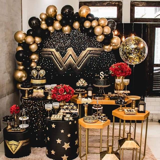 Foto de decoracao preto e dourado 19 - 22