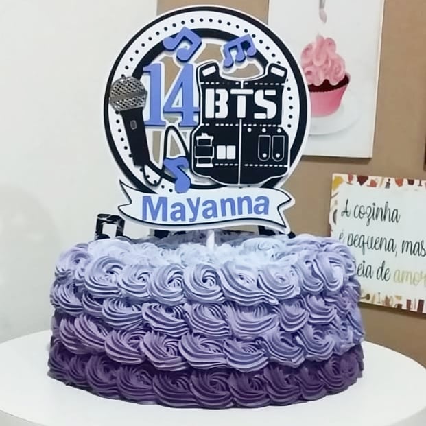 Foto de bolo bts 43 - 43