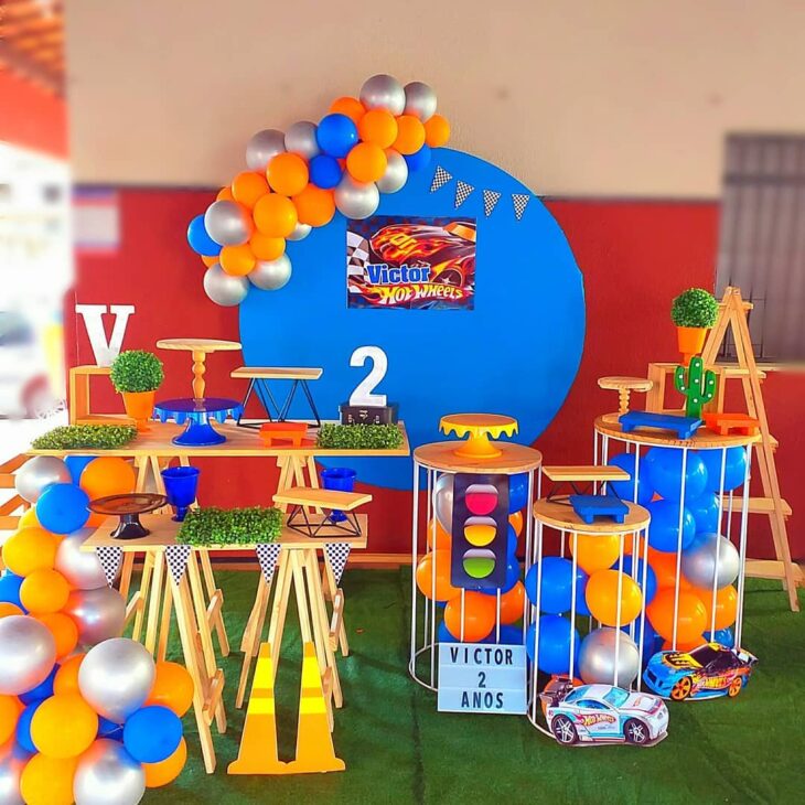 Foto de festa hot wheels 61 - 64