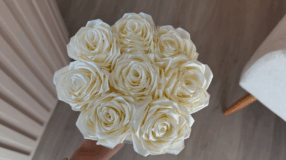 Foto de flor de cetim 00 - 9
