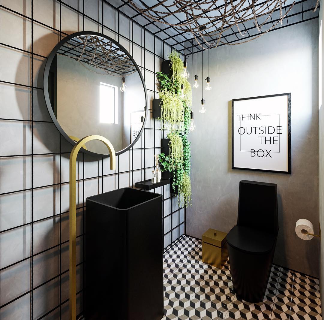 Lavabos decorados: 80 ideias para um espaço lindo e funcional