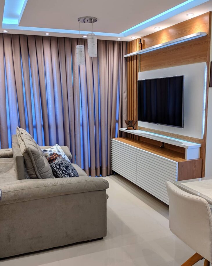 Foto de porcelanato bege 61 - 62