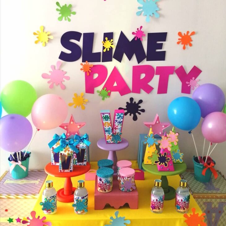 Foto de festa slime 34 - 37