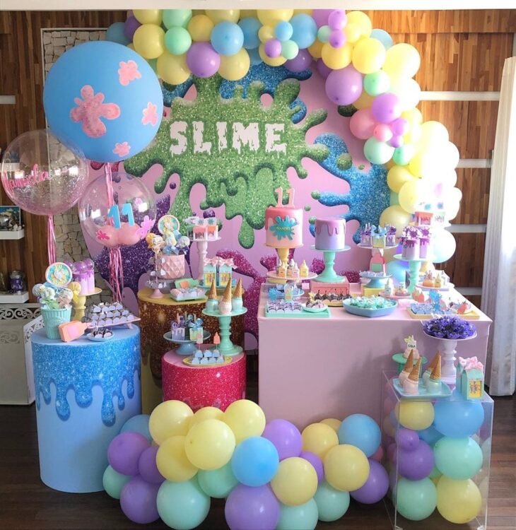 Foto de festa slime 6 - 9