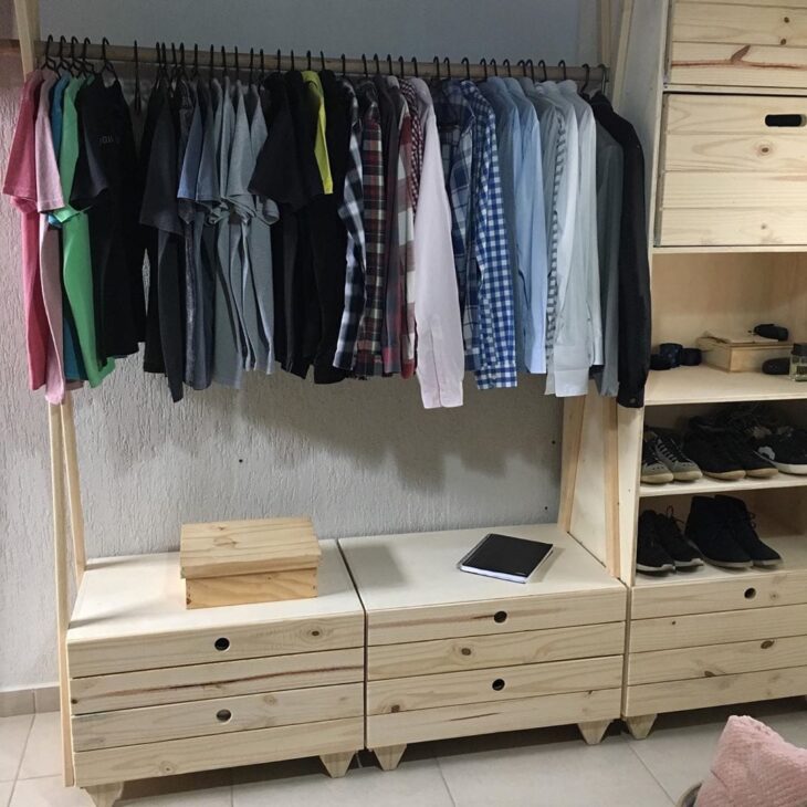 Foto de guarda roupa de pallet 37 - 40