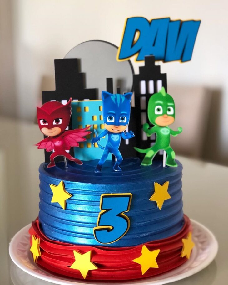 Foto de bolo pj masks 1 - 1