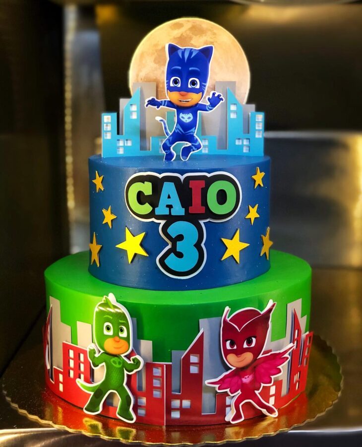 Foto de bolo pj masks 34 - 34