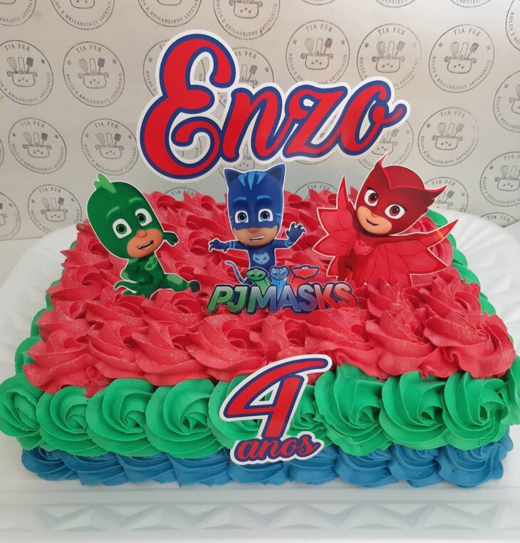 Foto de bolo pj masks 45 - 45