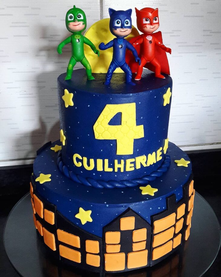 Foto de bolo pj masks 48 - 48