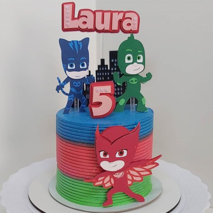 Foto de bolo pj masks 51 - 51