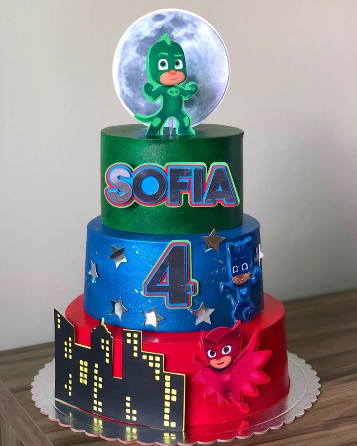 Foto de bolo pj masks 52 - 52