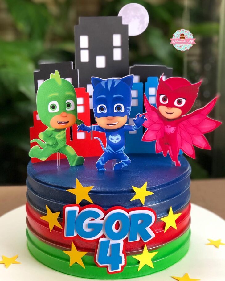 Foto de bolo pj masks 53 - 53