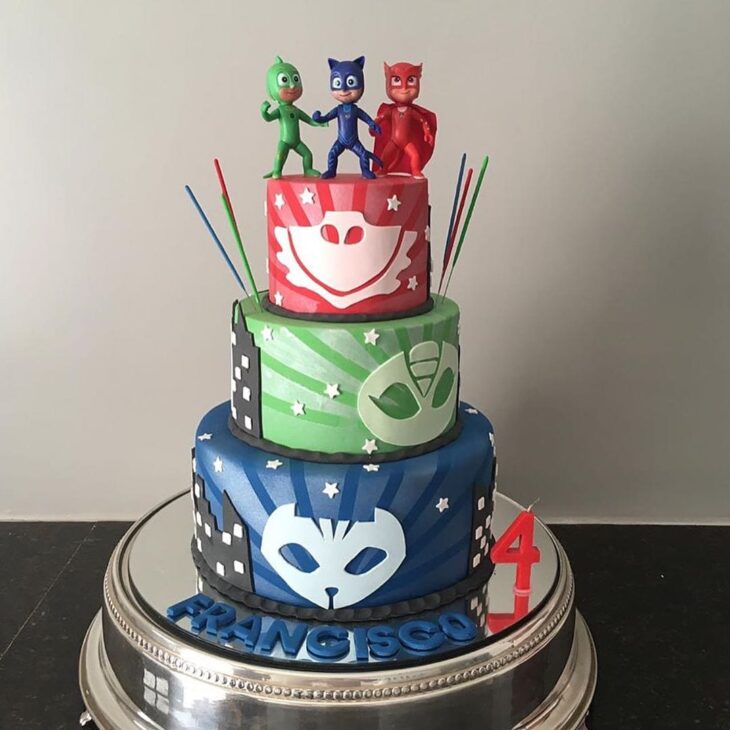 Foto de bolo pj masks 66 - 66