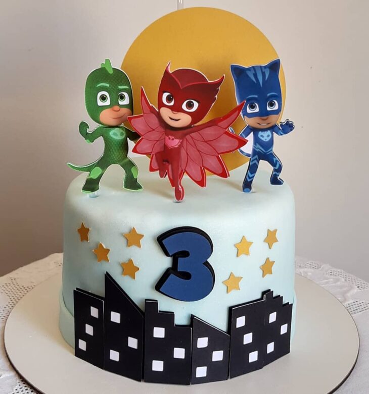 Foto de bolo pj masks 67 - 67