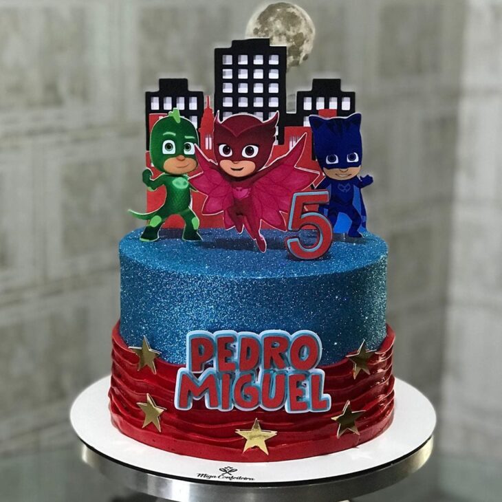 Foto de bolo pj masks 69 - 69