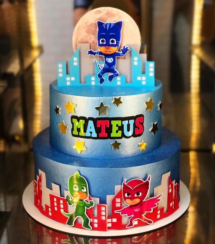 Foto de bolo pj masks 8 - 8