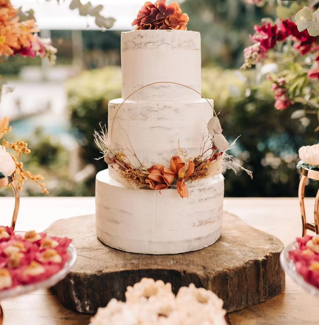 Foto de bolo de casamento rustico 050 - 50