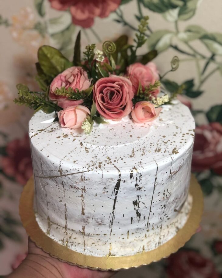 Foto de bolo de casamento rustico 21 - 21