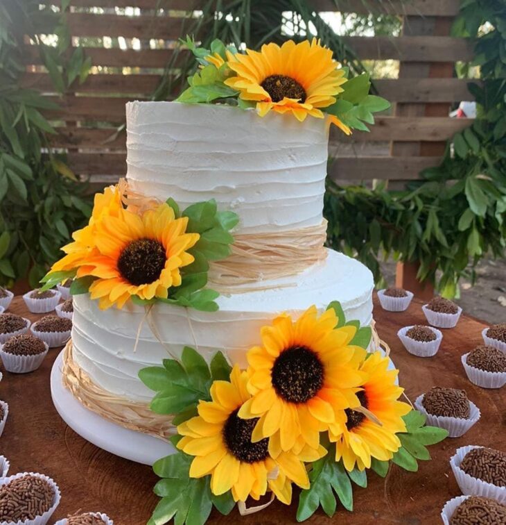 Foto de bolo de casamento rustico 25 - 25